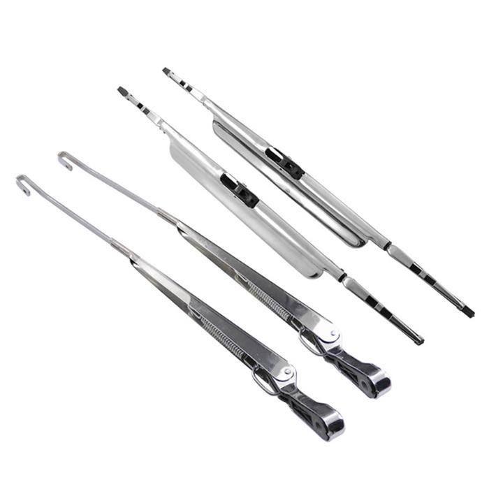 تیغه و بازویی برف پاک کن پنگوئن مدل استیل مناسب برای پیکان انژکتور مجموعه 4 عددی